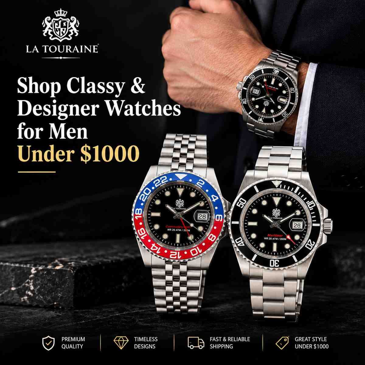 New York, Jewelry, USD 560,  Shop Classy & Designer Watches For Men Under 1000$