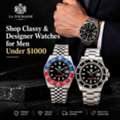 USD 560,  Shop Classy & Designer Watches For Men Under 1000$