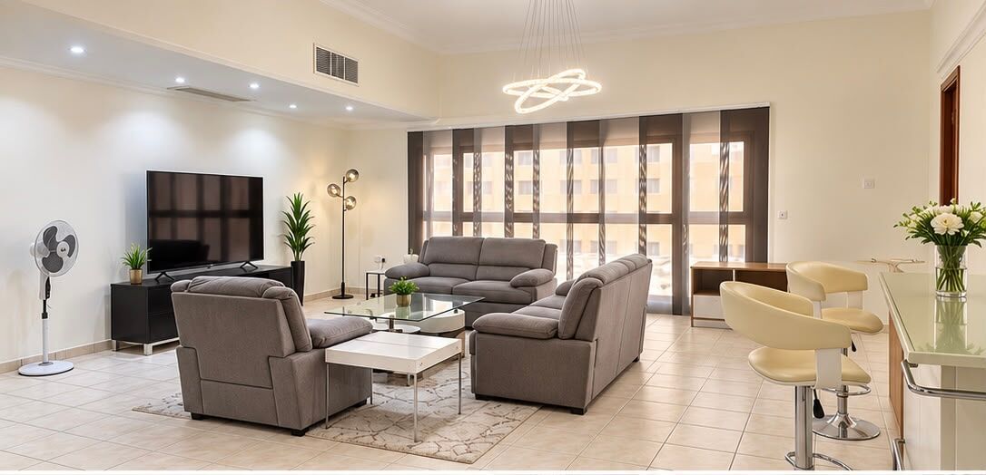 Juffair, Apartments, Flats, Houses & Villas, BHD 550/month,  2 BR,  135 Sq. Meter,  Stunning Hotel Style Apartment For Rent At Juffair