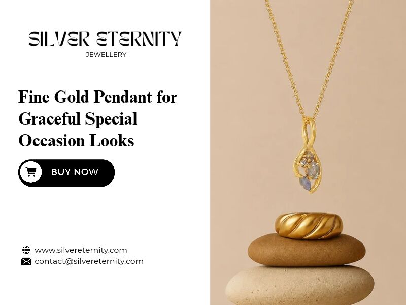 Jaipur, Jewelry, INR 4500,  Buy Now Fine Gold Pendant For Graceful Special Occasion Looks
