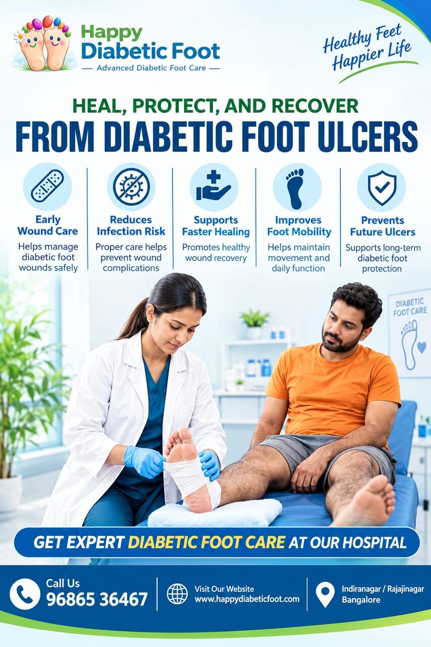 Bangalore, Health, Heal, Protect & Recover From Diabetic Foot Ulcers