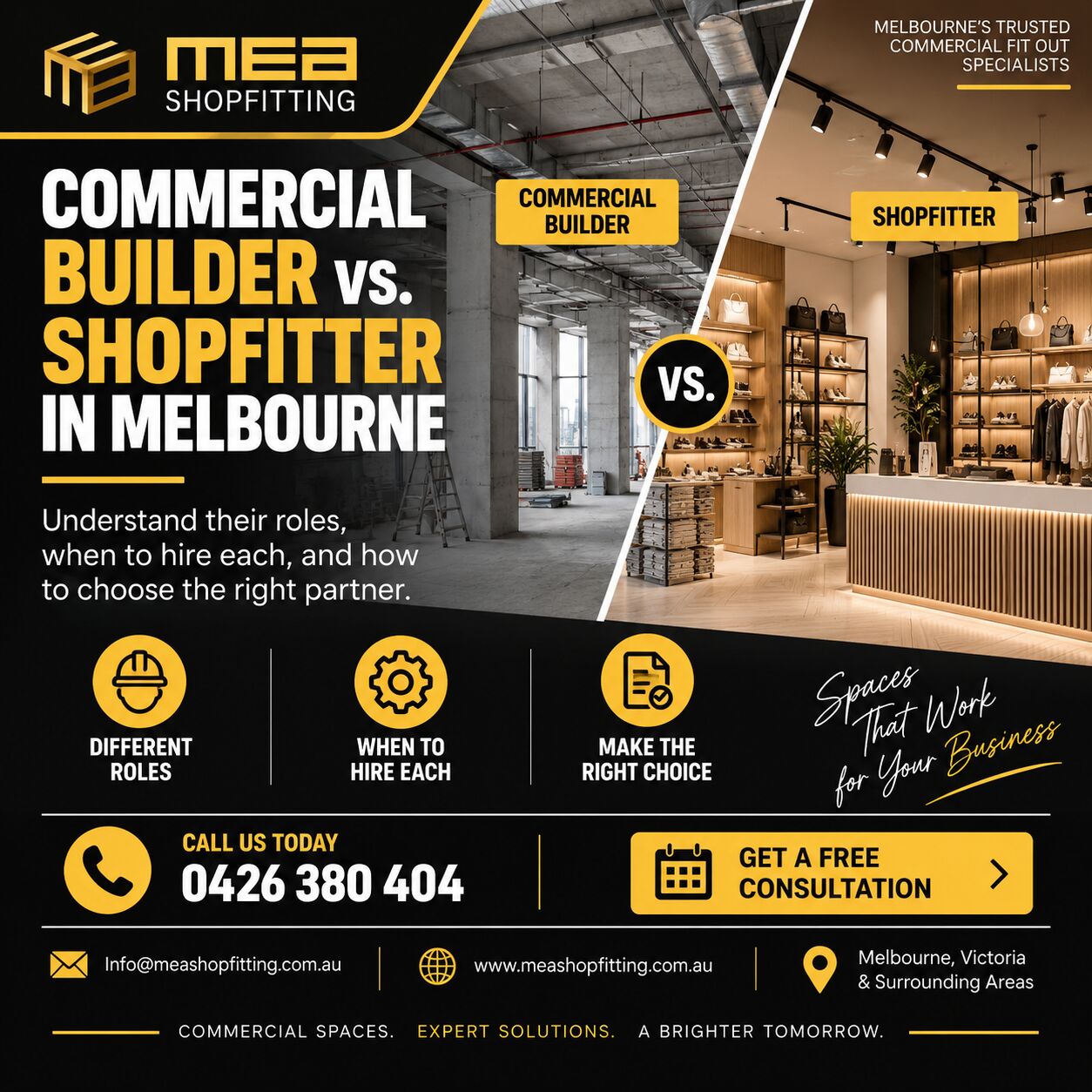 Melbourne, Construction, Commercial Builder Vs Shopfitter In Melbourne