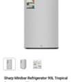 SAR 750,  Sharp Refrigerator 90L In Mint Condition.