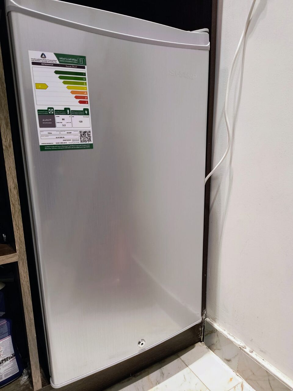 Al Arid, Appliances, SAR 750,  Sharp Refrigerator 90L In Mint Condition.