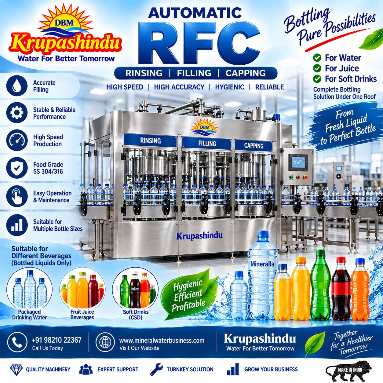 Navi Mumbai, Machinery, INR 2200000,  Best Mineral Water Plant Manufacturer In Maharashtra