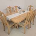 BHD 80,  Dining Table With 6 Chairs (Wooden)