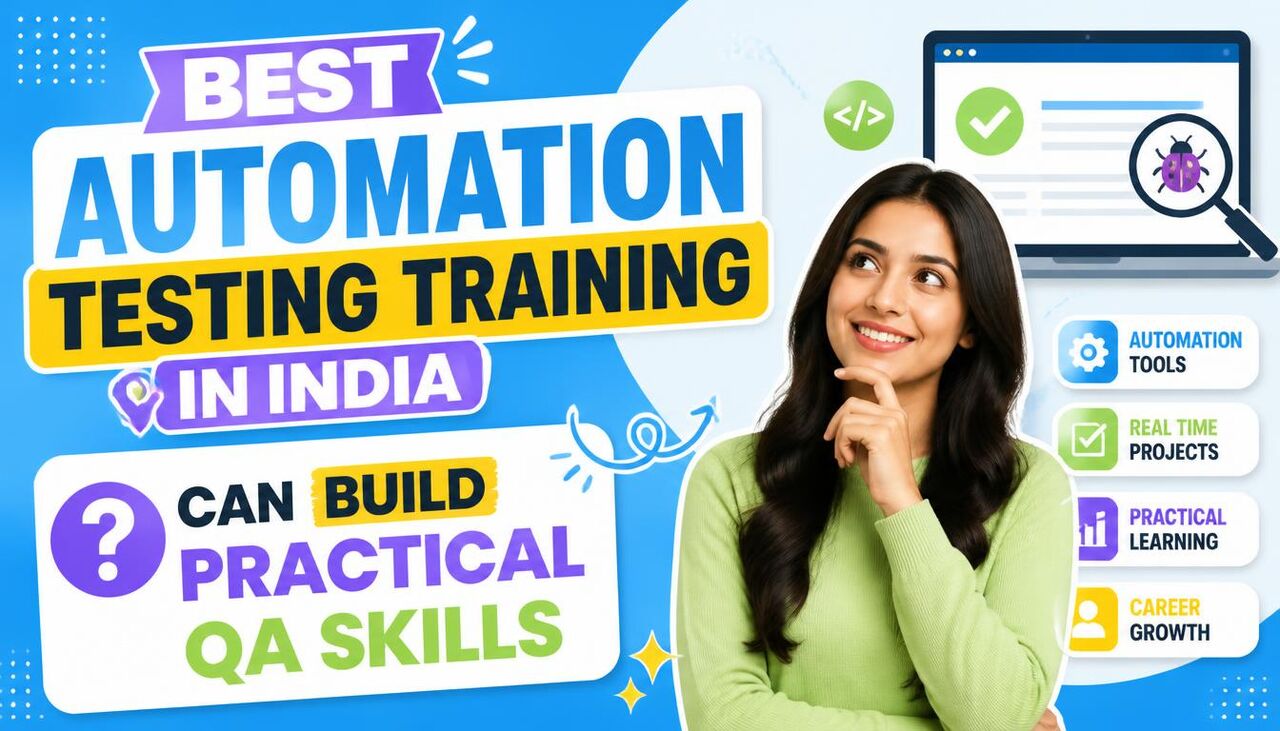 Noida, Education, Can Best Automation Testing Training In India Build Practical QA Skills