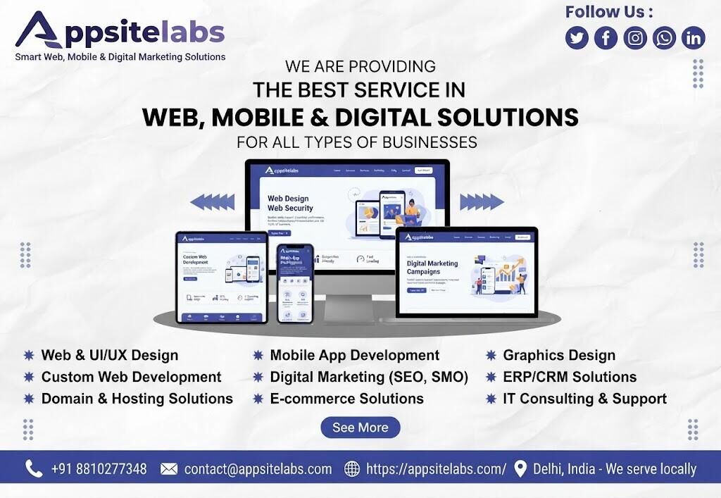 New Delhi, Software Development, Expert Website Developers In Delhi For Business Growth