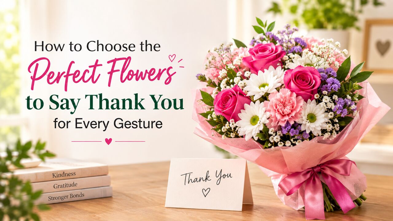 New Delhi, Delivery, How To Choose The Perfect Flowers To Say Thank You For Every Gesture