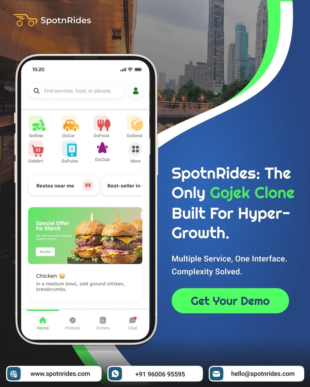 New York, Business Partners, Launch Your Own Gojek Clone For Multi-Service Businesses