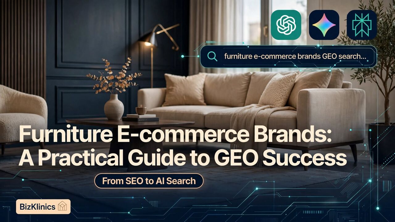 New Delhi, Software, INR 100,  Furniture E-commerce Brands: A Practical Guide To GEO Success