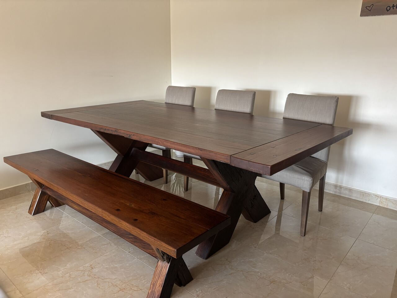 Amwaj Islands, Furniture, BHD 300,  Solid Wood Dining & Coffee Table Set