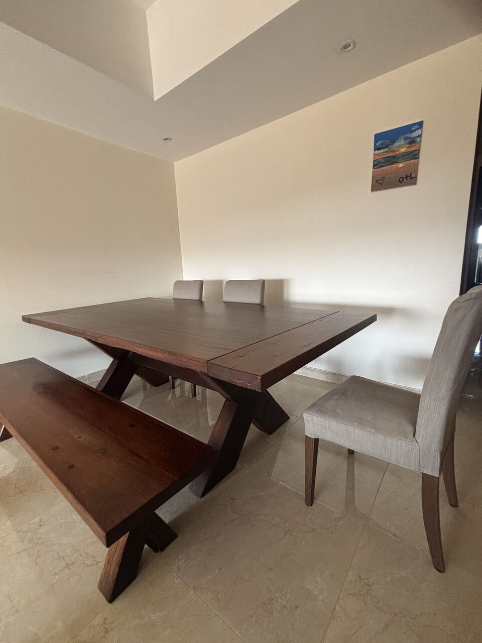 Amwaj Islands, Furniture, BHD 300,  Solid Wood Dining & Coffee Table Set