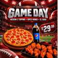 USD 31,  Get Ready For Game Day With Pizza & Wings For $31.99