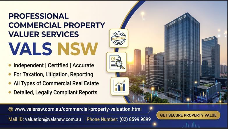 Sydney, Real Estate, Professional Commercial Property Valuer Services | Vals NSW