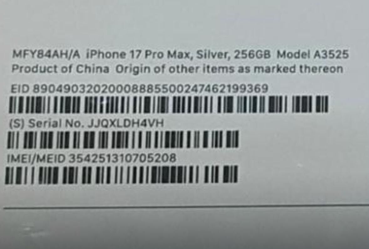 Dammam, Mobile Phones, SAR 4800,  IPhone 17 Pro Max &ndash; 256GB SILVER COLOUR