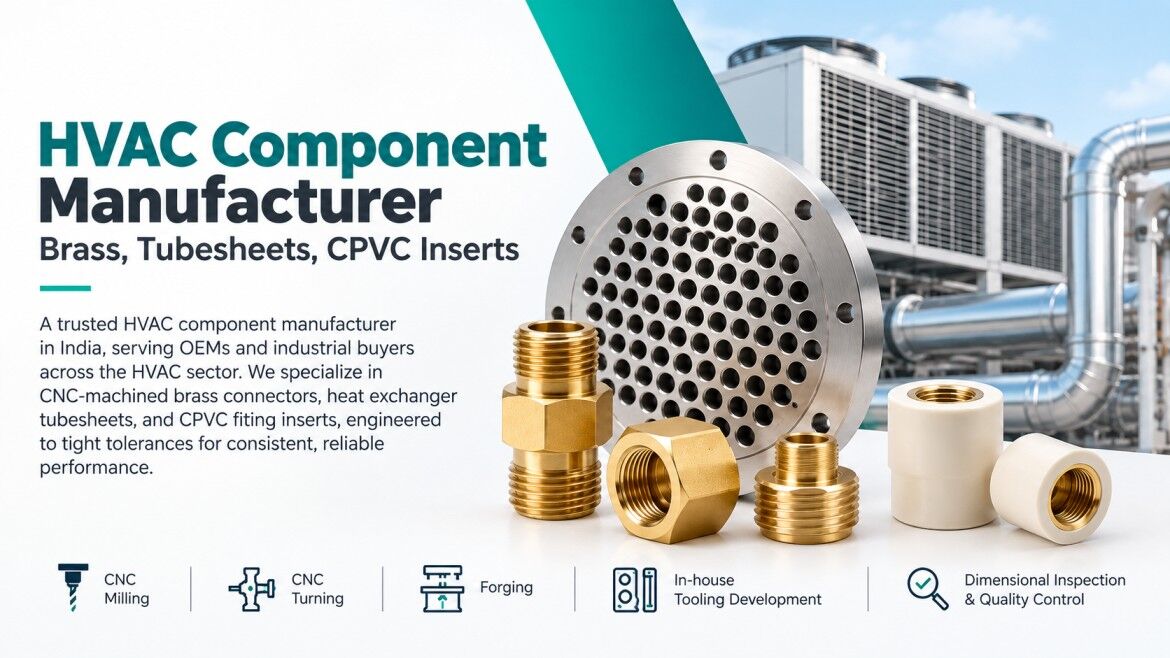 Mumbai, Machinery, INR 49,  HVAC Component Manufacturer &ndash; Brass, Tubesheets, CPVC Inserts