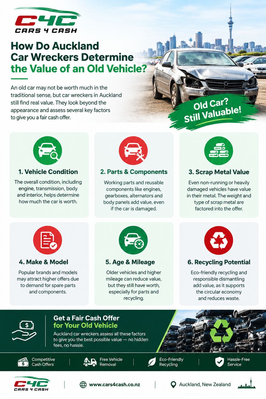 Auckland, Automotive, How Do Auckland Car Wreckers Determine The Value Of An Old Vehicle?