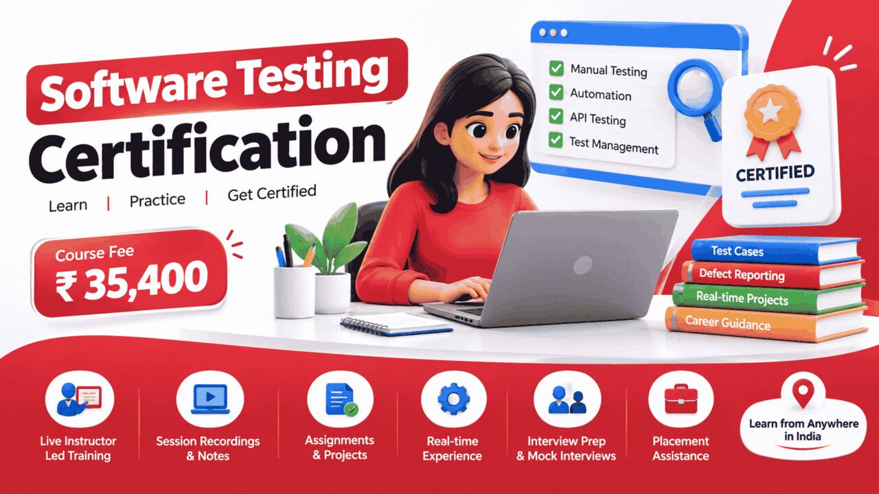 Noida, Education, Software Testing Training In India