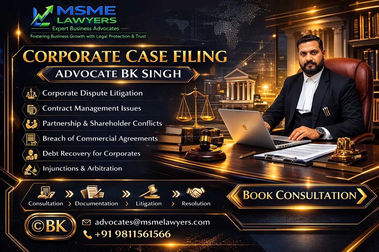 Ghaziabad, Legal, How Can A Corporate Case Filing Lawyer Help Businesses Legally?