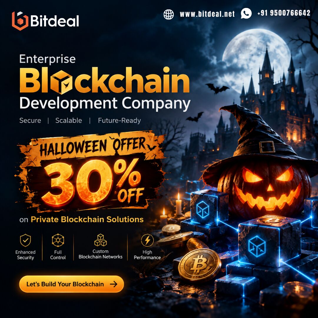 Dubai, Business, Enterprise Blockchain Development Company | Halloween Offer: 30% Off Private Blockchain So