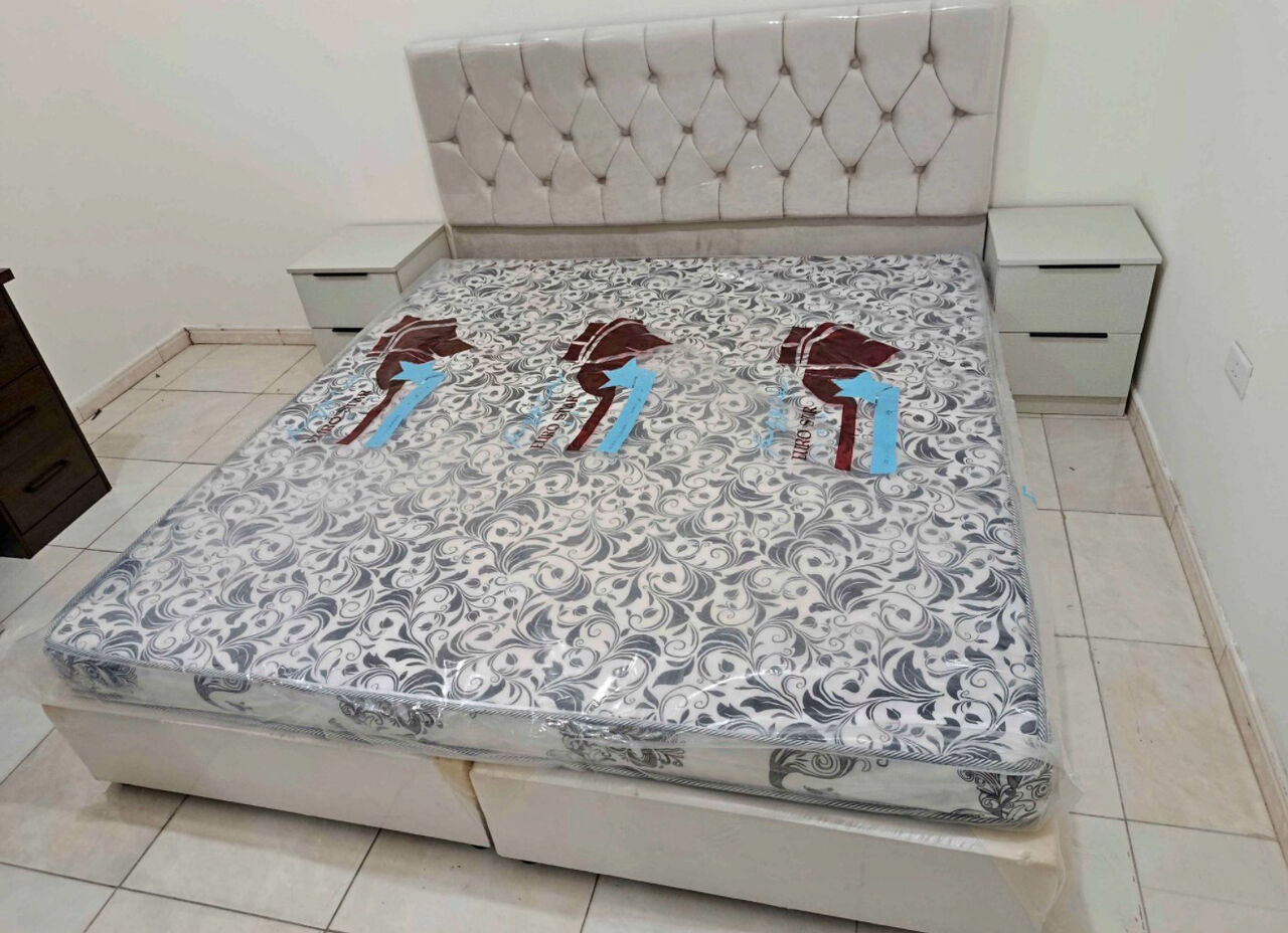 Jeddah, Furniture, SAR 5,  Premium Quality Bedroom Furniture Set | Modern 4-Door Wardrobe & Elegant Design