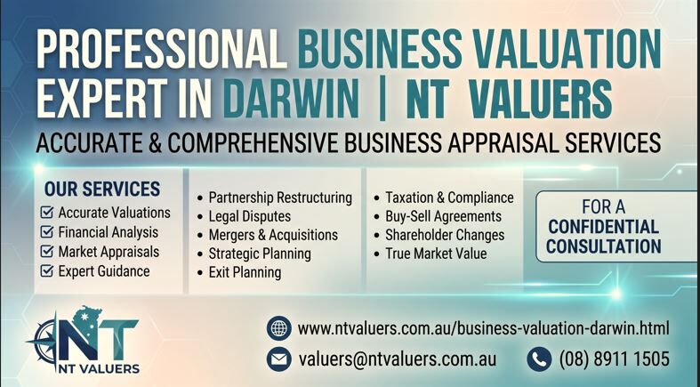 Sydney, Real Estate, Professional Business Valuation Expert In Darwin | NT Valuers