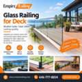 Elegant Glass Railing For Deck For Homes & Commercial Spaces
