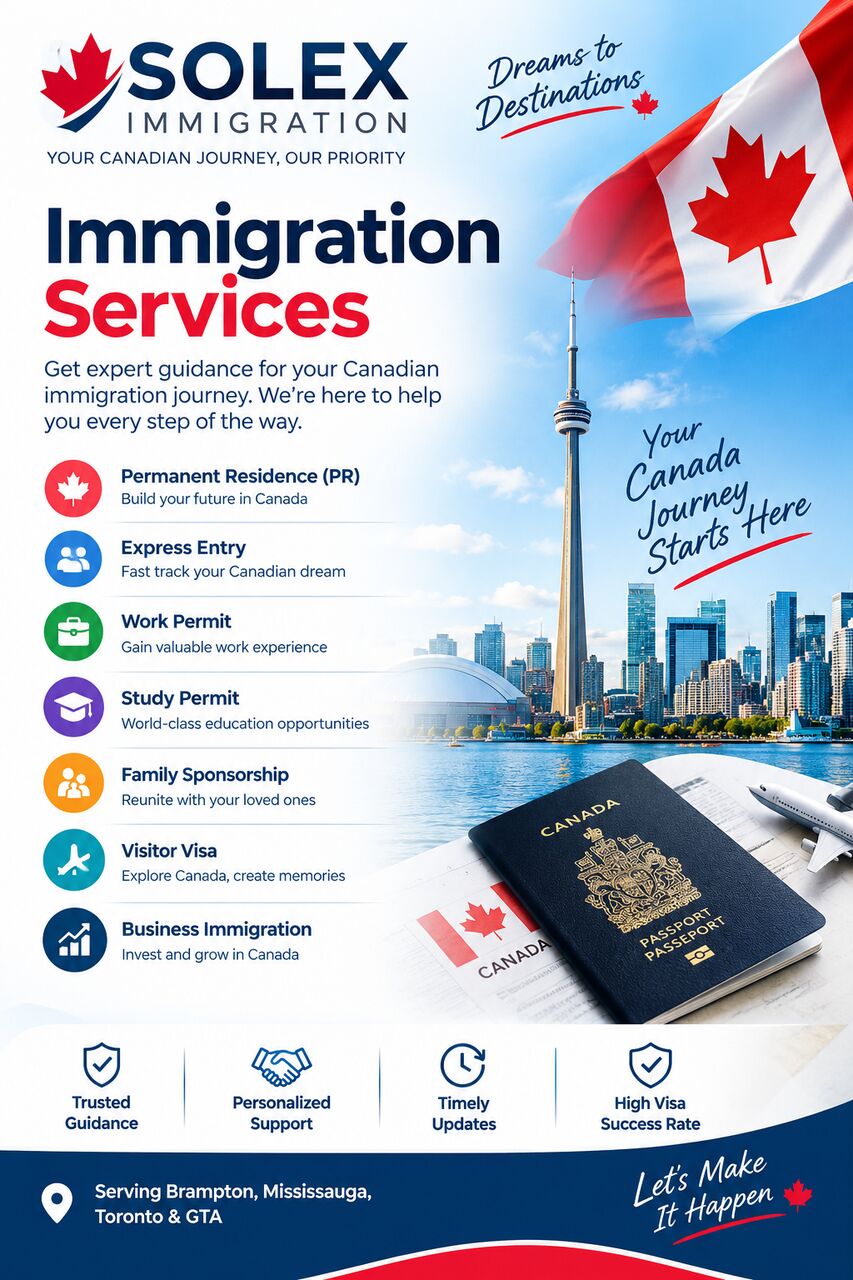 Mississauga, Business, Canada Immigration Express Entry: Solex Immigration In GTA