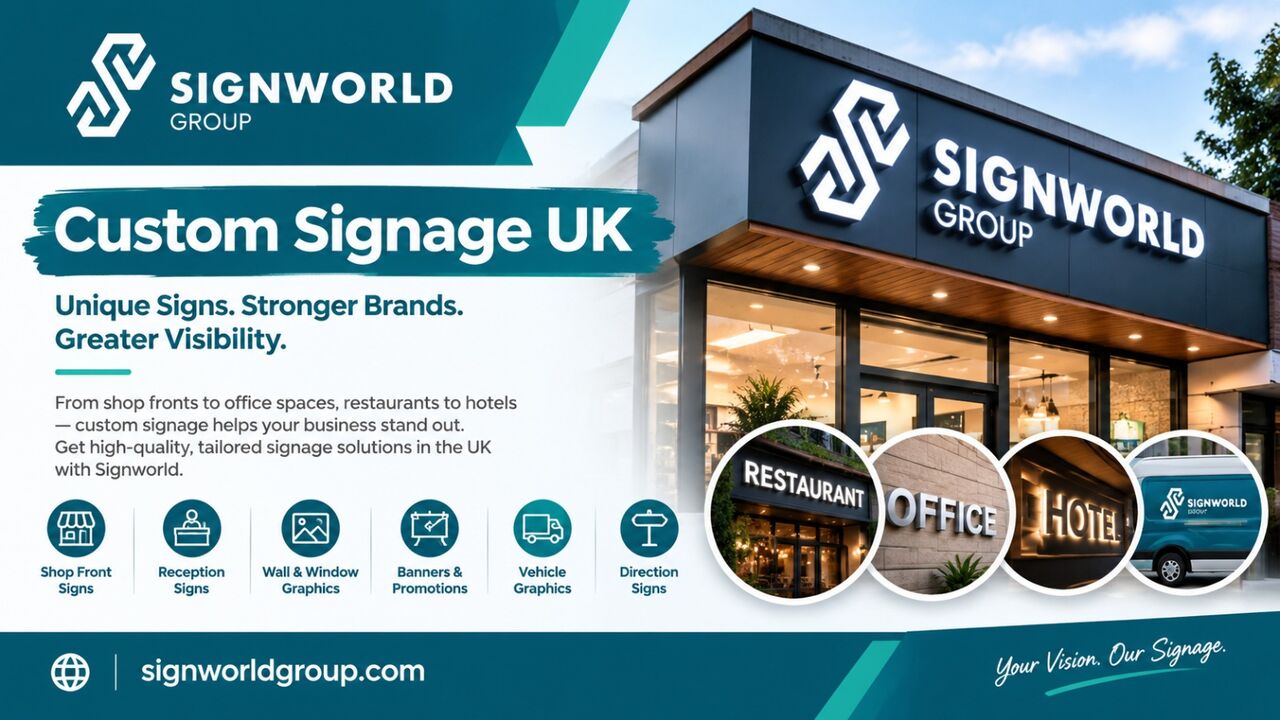 Manchester, Business, Custom Signage UK