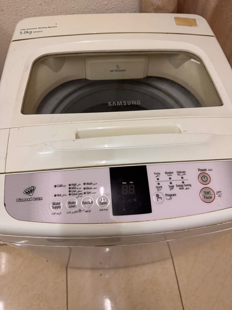 Riyadh, Appliances, SAR 500,  Samsung Top Load Fully Automatic Washing Machine 5Kg