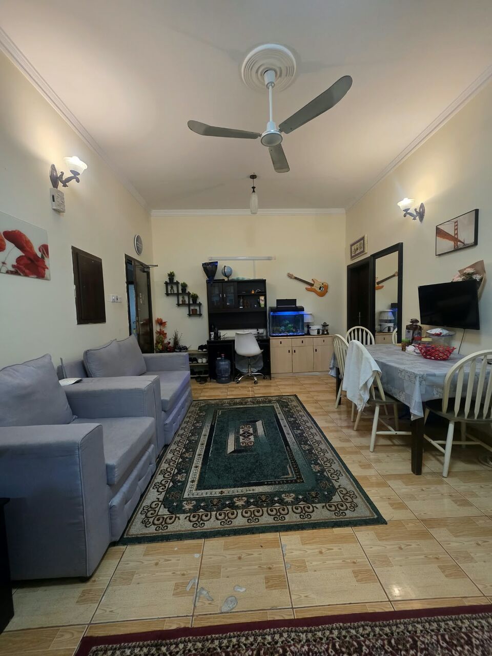 Manama, Rooms for Rent, BHD 140/month,  @1BATHROOM Hall Kitchen With Electricity Fully Furnished Balcony