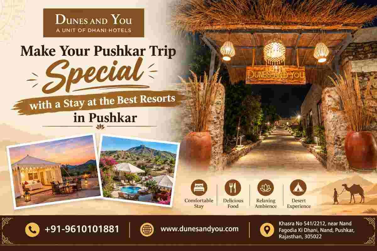 Jaipur, Restaurants, Make Your Pushkar Trip Special With A Stay At The Best Resorts In Pushkar