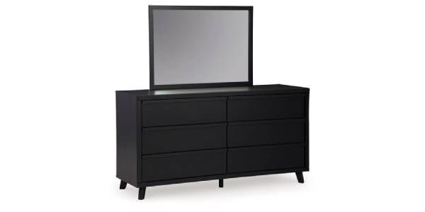 New York, Appliances, USD 480,  Anchor The Room With This Matte Black Dresser With Mirror