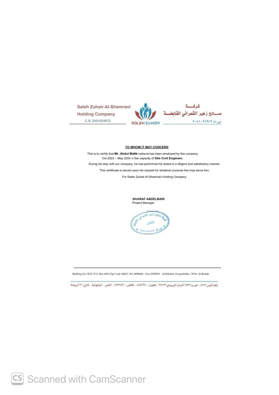Riyadh, Job Seekers, Site Civil Engineer