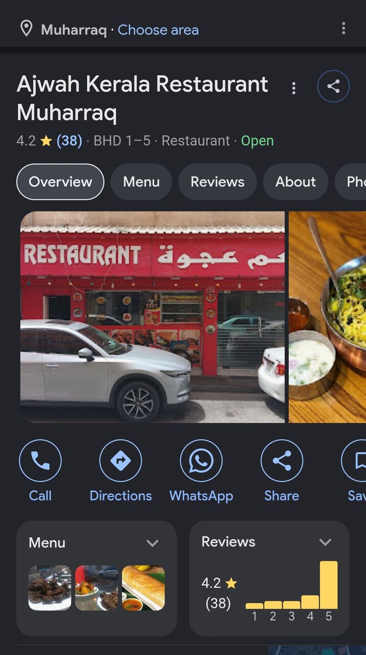 Muharraq, Food, BHD 2800,  Kerala Restaurent For Sale Or Rent