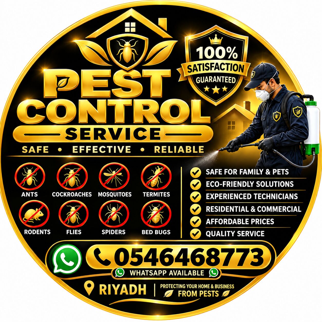 Riyadh, Pest Control, .RIYADH PEST CONTROL SERVICES 🪳 🚨 COMPLETE PEST CONTROL SOLUTIONS 🚨 ✅ 0546468773