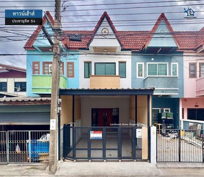 Bangkok, Real Estate For Sale, THB 2490000,  2 BR,  22 Sq. Feet,  LM26-0152 ขายทาวน์เฮ้าส์ 2 ชั้น ประชาอุทิศ54 แ