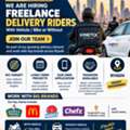 🛵🚗 URGENT REQUIREMENT – FREELANCERS DELIVERY RIDERS