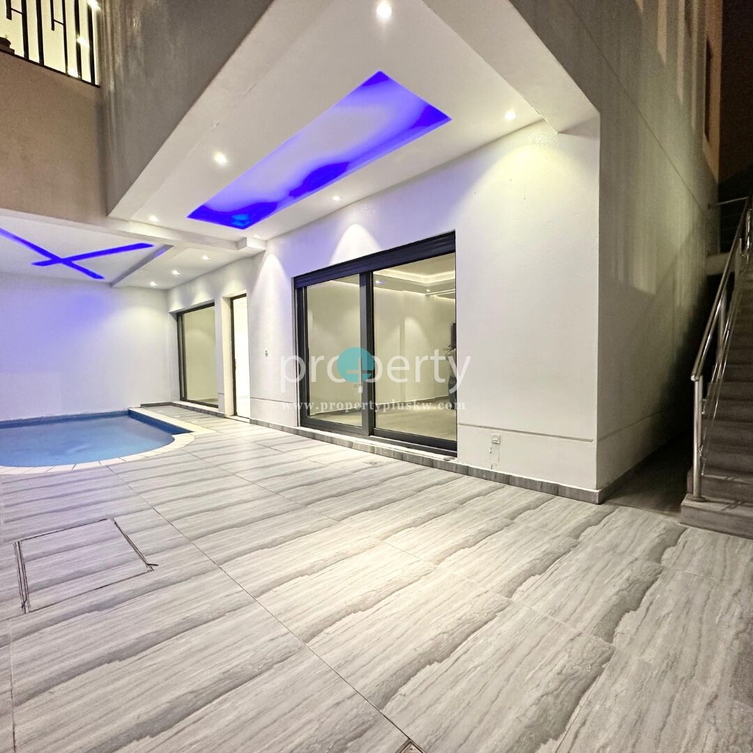 Abu Fatira, Apartments, Flats, Houses & Villas, KWD 850/month,  3 BR,  3 Master Bedroom Basement Floor With Private Pool For Rent In Abu Fatira