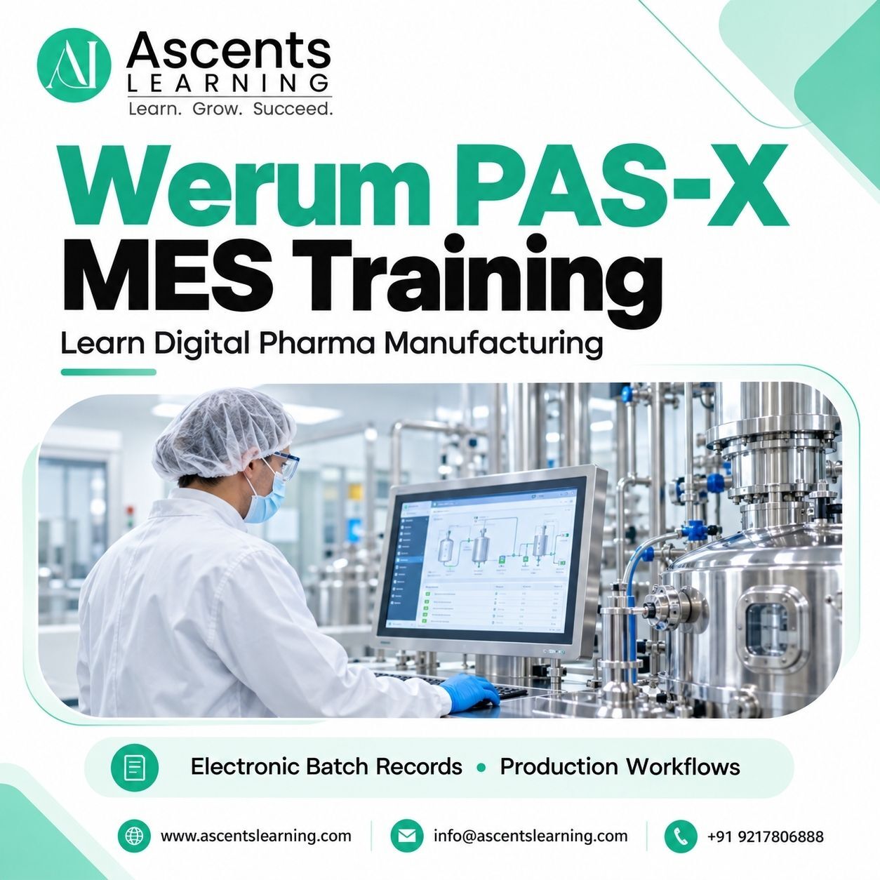 Mumbai, Education, Werum PAS-X MES Training At Ascents Learning
