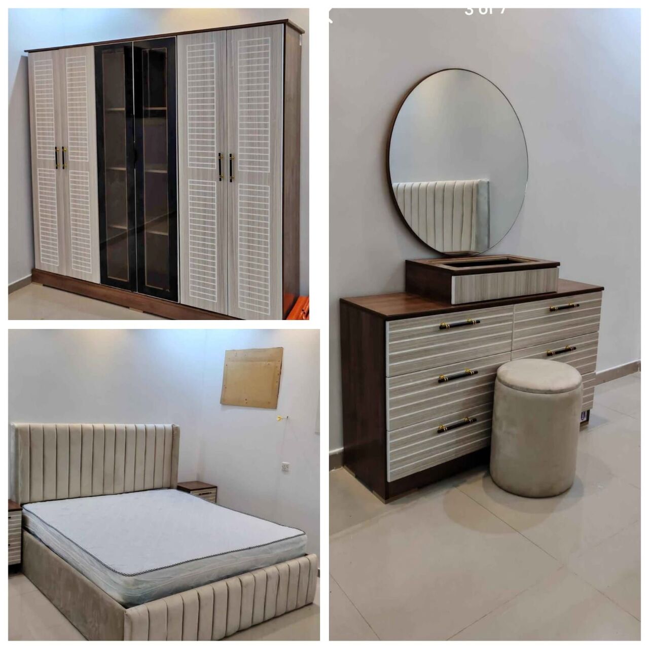 Al Malqa, Furniture, SAR 111,  New Bedroom Set Sale Online Home Devlree Free