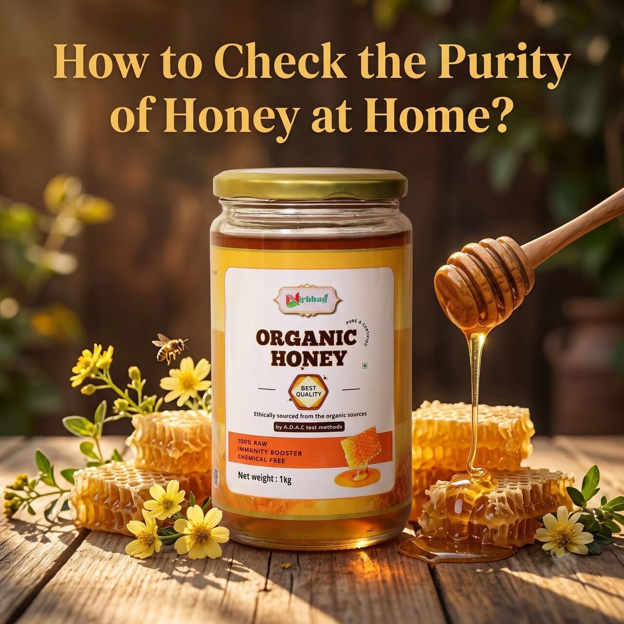 Punjab, Food, INR 449,  Natural And Organic Honey For Everyday Wellness By Nirbhau Foods