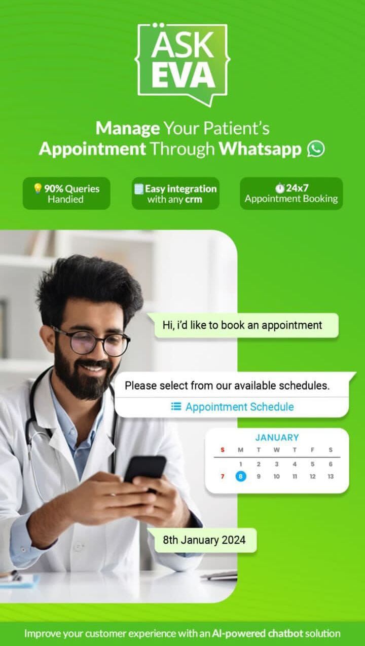 Madurai, Business, WhatsApp Chatbot For Healthcare Services To Improve Patient Communication