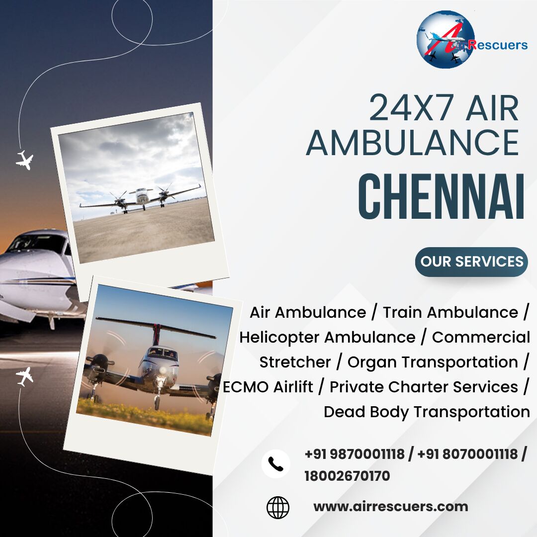 Chennai, Health, Air Ambulance For Patients In Chennai