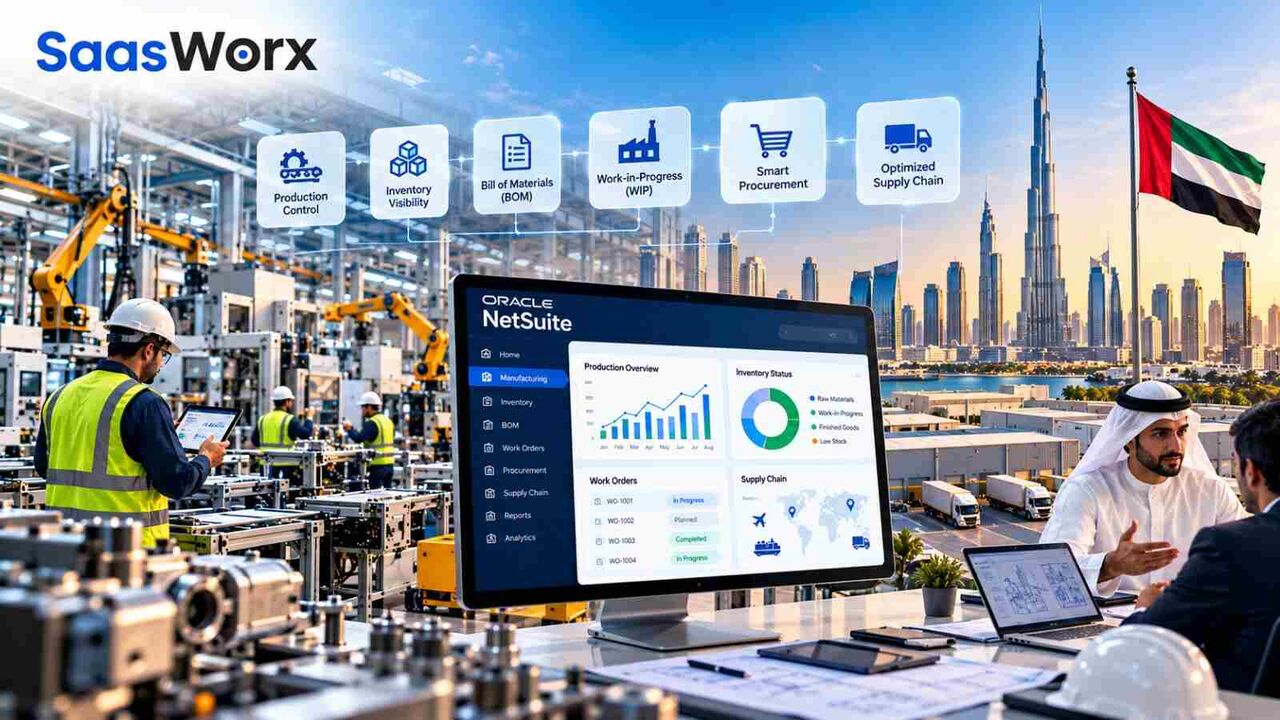 Dubai, Business, NetSuite ERP Services For UAE Manufacturing Companies