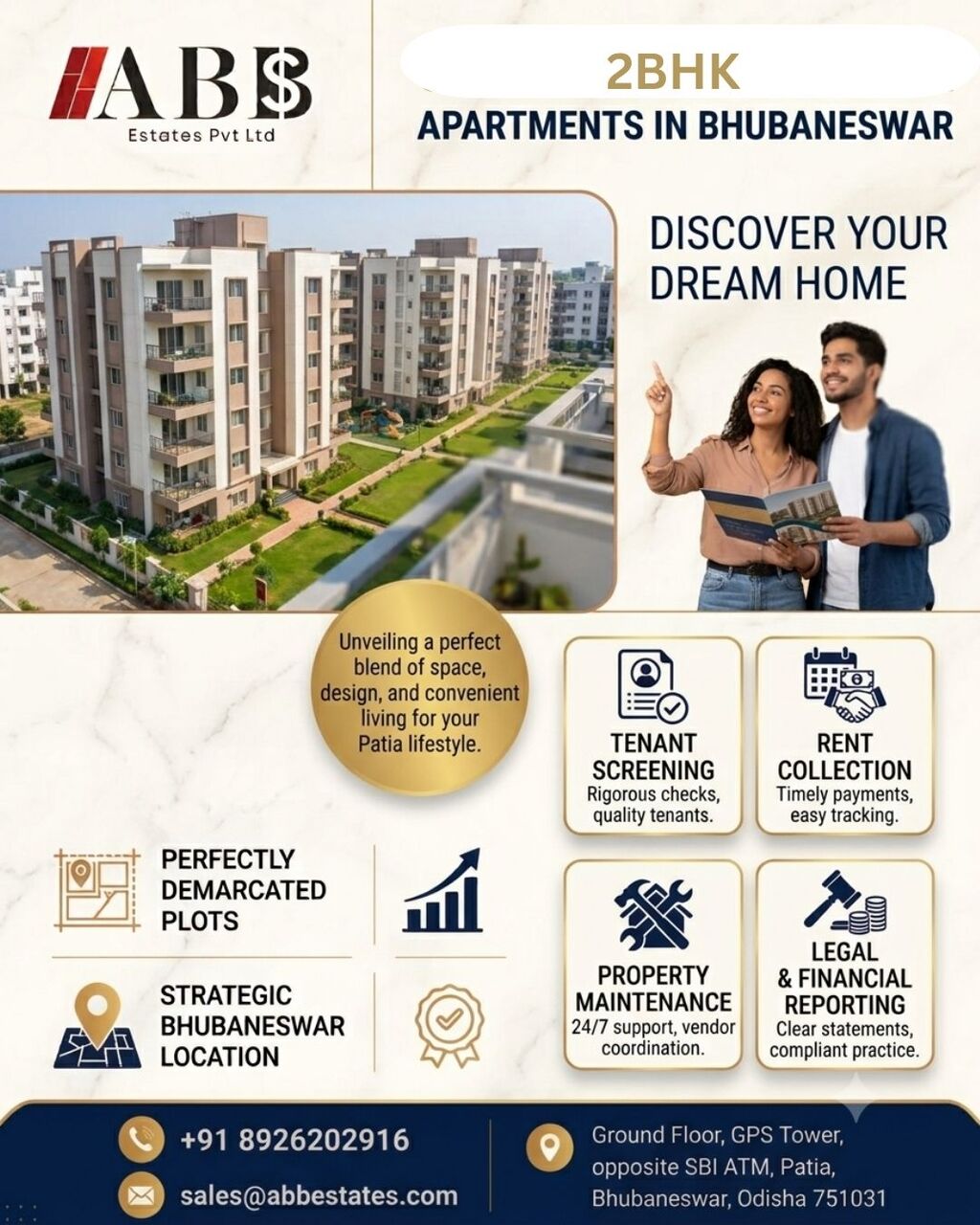 Bhubaneswar, Real Estate For Sale, 2 BHK Apartment In Bhubaneswar