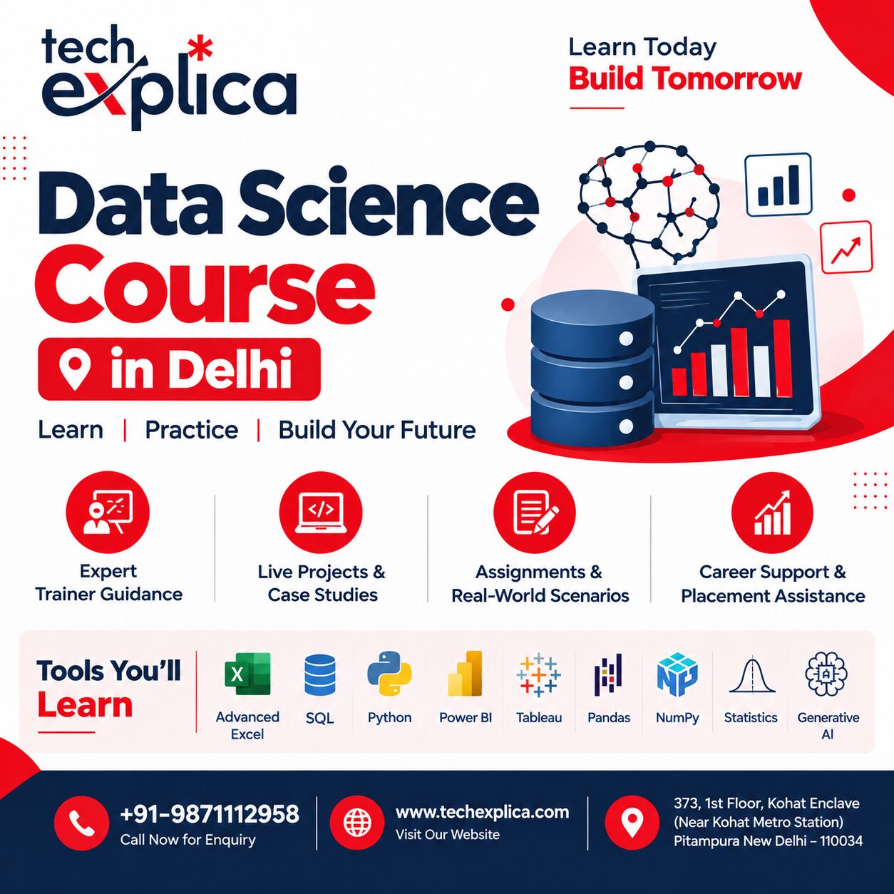 New Delhi, Lessons Offered, Data Science Course In Delhi