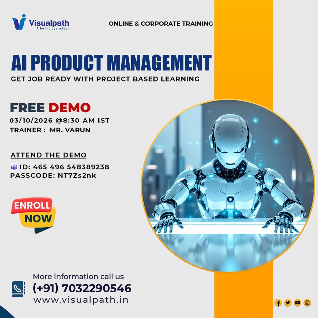 Hyderabad, Education, 🚀 Best AI Product Manager Course | Free Demo & Job-Ready Skills