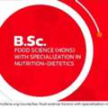 Bsc Honours Degree In Nutrition And Dietetics